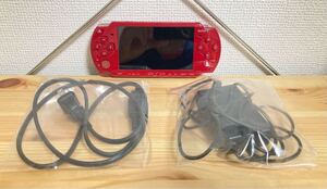 超激レア SONY PSP-3000 本体 ラディアントレッド ソニー レトロ