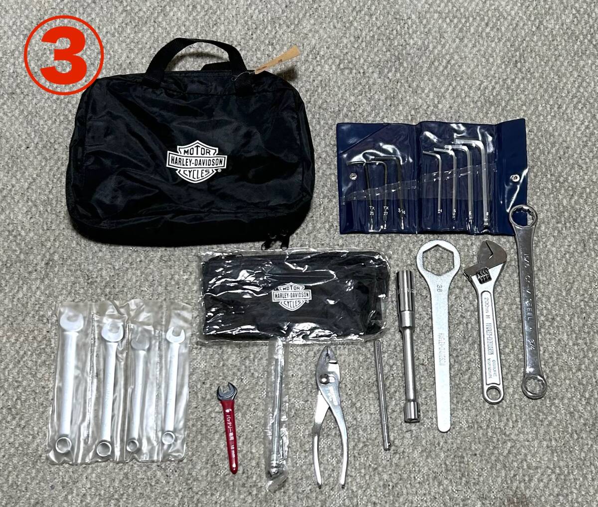ハーレー純正工具セット　おまけつき ハーレー純正工具セット おまけつき ハーレー純正工具セット