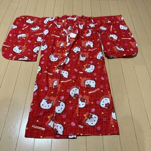 美品レア90年代サンリオサンリオハローキティ浴衣95〜105 女の子 浴衣