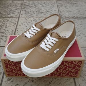 VANS AUTHENTIC オーセンティック 44 DX 8h 26.5cm ブラウン レザー バンズ