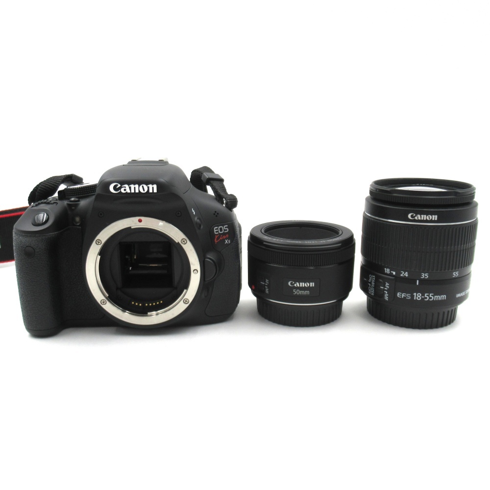 値下げ❗Canon一眼レフセット+純正ケース[ジャンク品] 値下げ❗Canon一眼レフセット+純正ケース[ジャンク品]