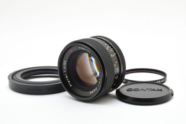 超美品　CONTAX Carl Zeiss Planar 1.4 50 B429 Contax Carl Zeiss Planar 50mm F1.4 T* MMJ CY (used