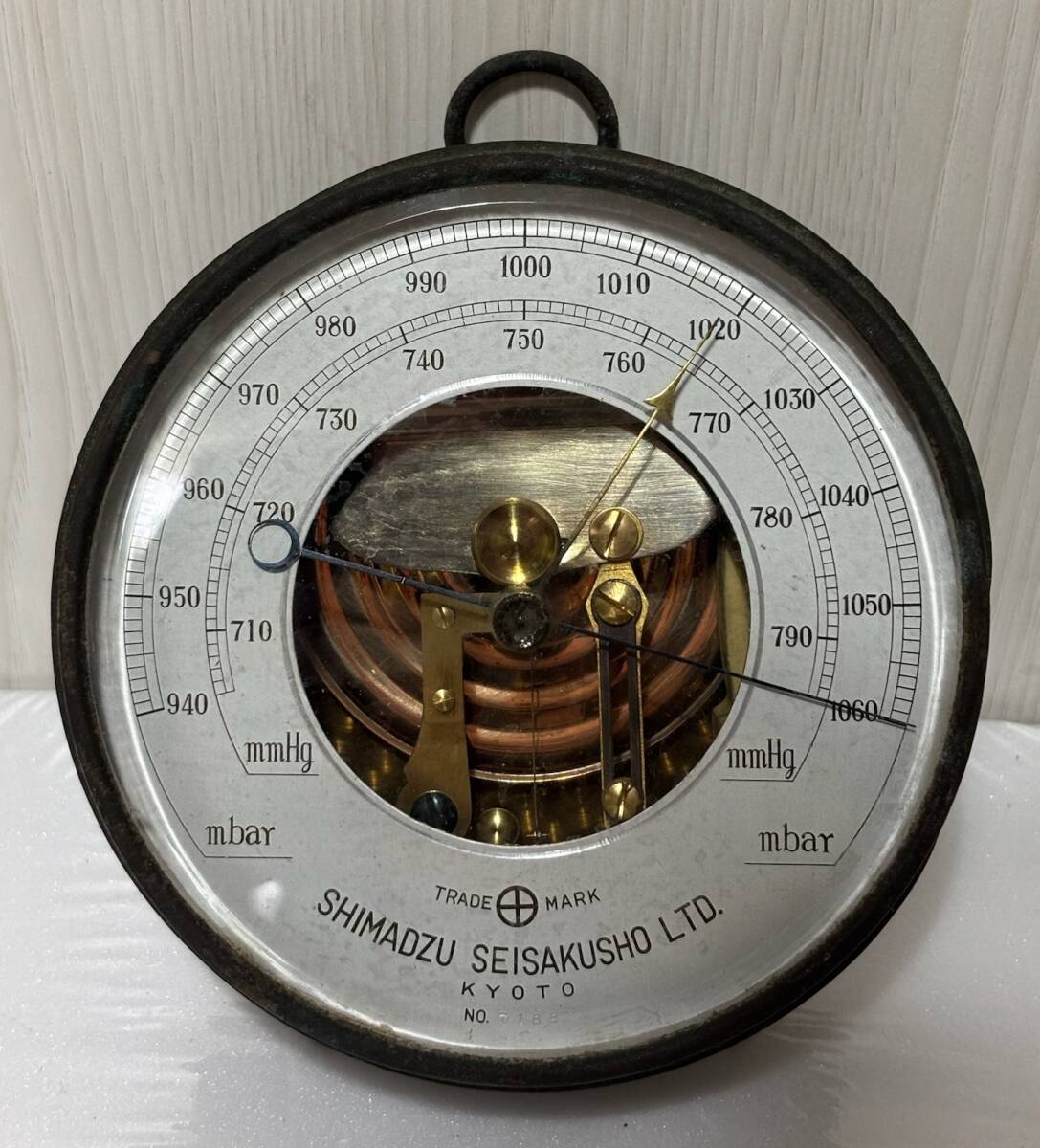 ヴィンテージ気圧計　アンティーク気圧計 Yahoo!オークション -「気圧計」(アンティーク、コレクション