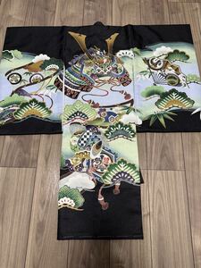 新品*未使用*祝い着*お宮参り*のしめ*着物*産着*お初着*男児*男の子*ポリエステル*日本製*No.234