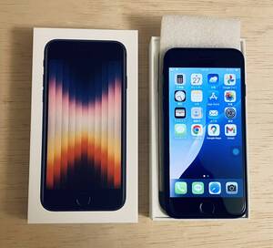 新品同様品 iPhone SE 第3世代 se3 64G 傷なしバッテリー最大容量100% 当方オリジナルPayPayキャッシュバック3000円! 早い者勝ち!