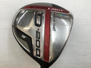 Wilson Wilson штат служащих Fairway Wood D-200 Wilson staff D-200 3W Flex R б/у C разряд
