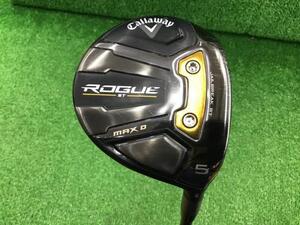 キャロウェイ ローグエスティー フェアウェイウッド MAX D ROGUE ST MAX D 5W フレックスS 中古 Cランク