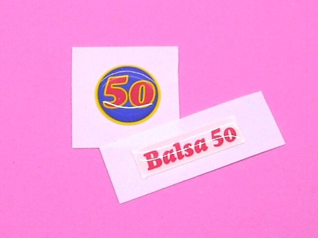 バルサ50 プレート2枚　＋　ステッカー バルサ50 プレート2枚 ＋ ステッカー Yahoo!オークション