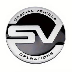 エンブレム 金属 SV マットシルバー 車用 3D 立体 5.5cm 円形 丸型 メタルステッカー おしゃれ 貼り付け 両面テープ ロゴ 外装 飾り t7738