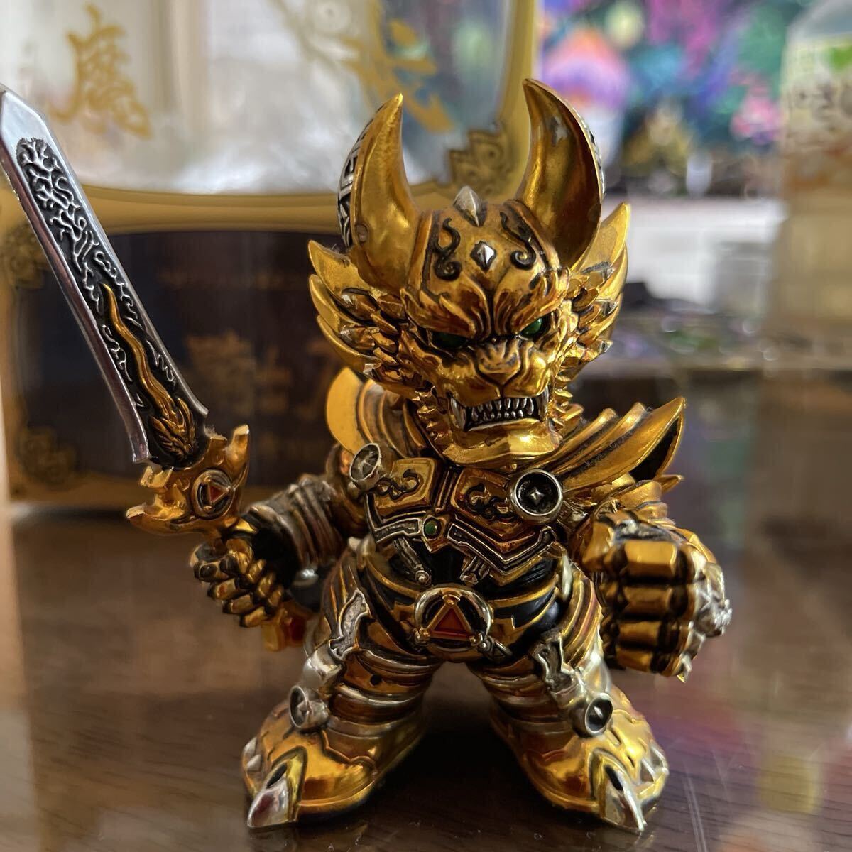 新品●牙狼デフォルメ魔戒コレクション 黄金騎士ガロ メッキVer.●未開封美品 牙狼デフォルメ魔戒コレクション 黄金騎士ガロ