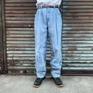 90s Levi's Silber Tab シルバータブ ルーズ デニムパンツ W86cm 501刻印 リーバイス ヴィンテージ インディゴ バルーン バギー 00s