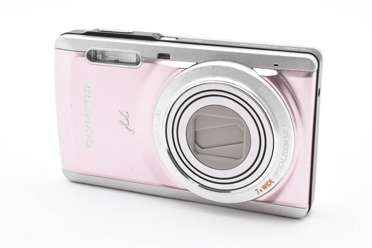 【フルセット】 OLYMPUS μ-7040 ピンク 訳アリ美品 フルセット】 OLYMPUS μ-7040 ピンク 訳アリ美品