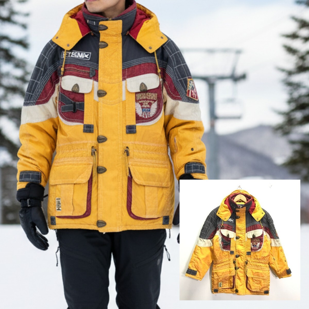 フェニックス高級ラインスキージャケット　新品未使用タグ付き phenix(フェニックス)2-Line Color Zipper Jacket ツーライン