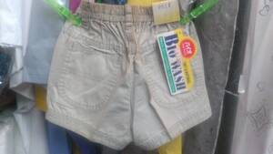 男の子 半ズボン ショートパンツ 100㎝ 4 日本製 前ファスナー お尻の両側ポケット付き 紙タグ付き 昭和品 長期保管 未使用です