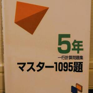 マスター1095題 一行計算問題集 5年 (マスター1095題一行計算問題集シリーズ)