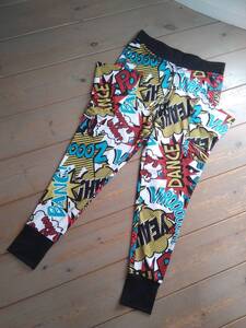 美品 ダンスキン DANSKIN M-DA 総柄 ジョッパーレギンス スパッツ