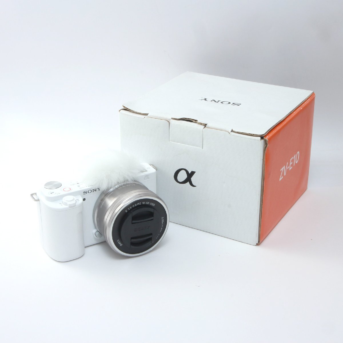 【美品】SONY ZV-E10L パワーズームレンズキット(ホワイト) SONY VLOGCAM ZV-E10L パワーズームレンズキット [ホワイト