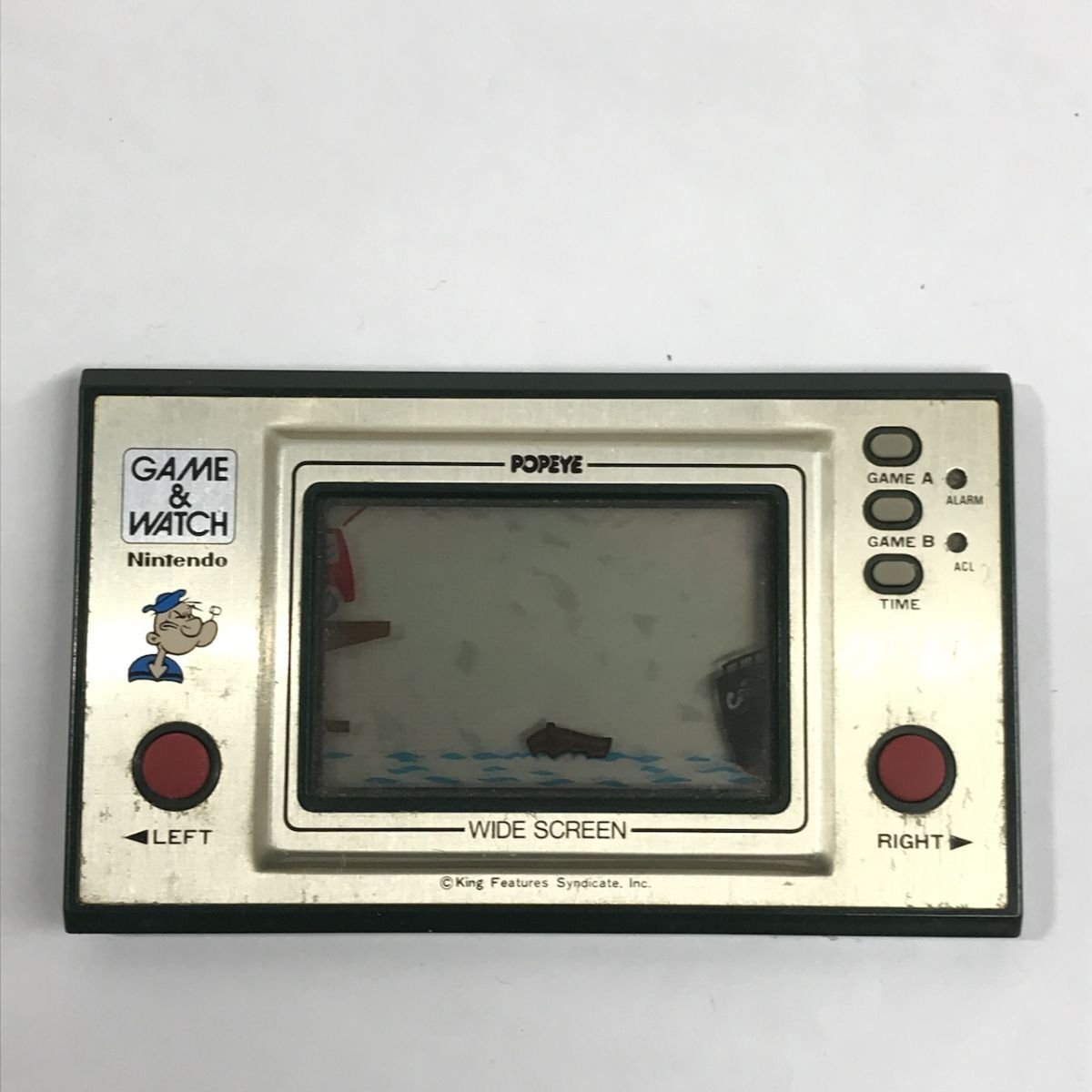 完動品 動作確認済！レア 希少！ Nintendo ゲーム&ウォッチ ポパイ Yahoo!オークション -「ゲームウォッチ ポパイ」の落札相場