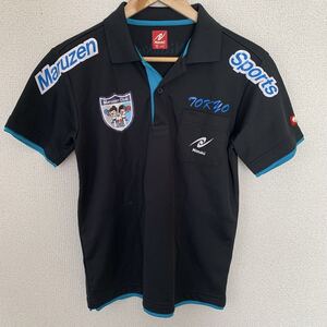 USED Nittaku ニッタク 卓球ユニホーム 半袖ポロシャツ メンズSSサイズ Maruzen Club Tokyo HACHIOJI 試合