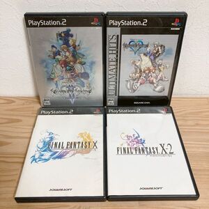 【中古】〈PS2ソフト〉4本セット ファイナルファンタジー10&10-2 キングダムハーツ2&FINAL REMIX プレイステーション2★E2509-0248