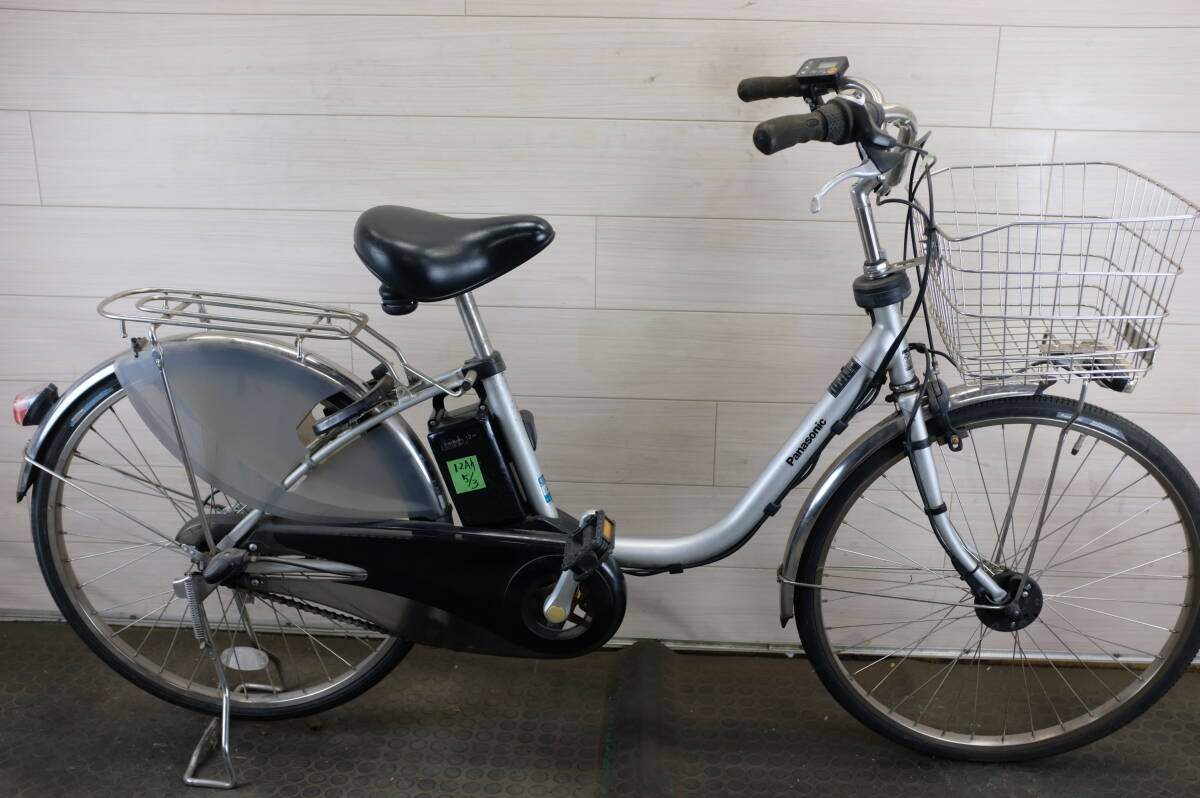電動自転車 パナソニック　 24インチ 3段変速 8.9Ah3点灯充電器あり BE-FD433T3 ビビ・DX 24型（アースブラウン）｜定番モデル