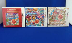 3DS ソフト 太鼓の達人 ちびドラゴンと不思議なオーブ どんとかつの時空大冒険 ドコドン!ミステリーアドベンチャー セット 即決!