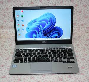 ★富士通 S937/S 高性能第七世代i5-7300U m.2 SSD 128GB メモリ8GB FDH 1980×1080 WEBカメラ Wi-Fi Bluetooth ★オフィス365