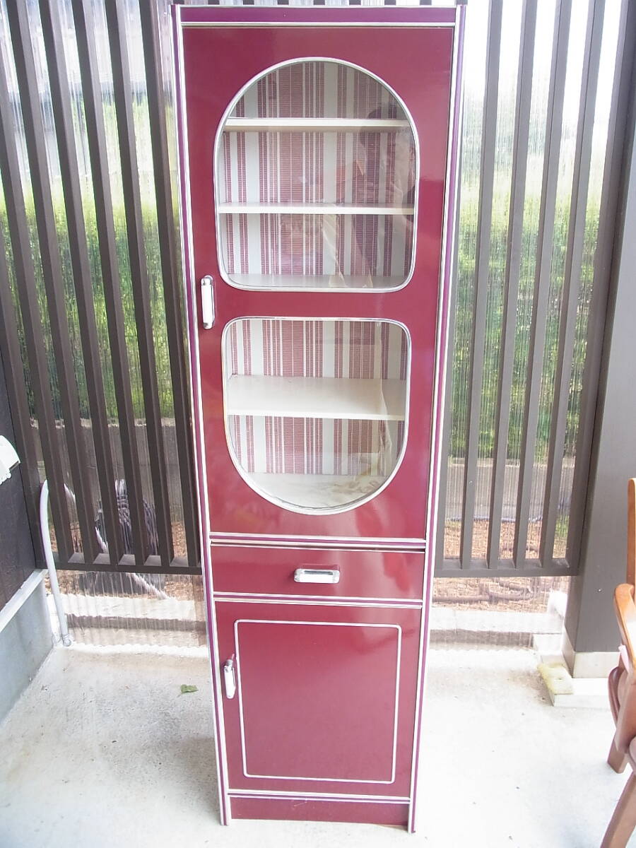 レトロポップ　食器棚　アーチ窓　美品 レトロな食器棚 アーチ窓 – バナルオンラインショップ（BANUL