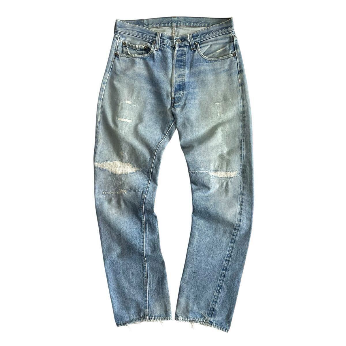 リーバイス 501 オリジナル 66後期 79年 W42 L30 格安出品！ LEVI'S 501 66後期 DENIM PANT 70S 「デッドストック、実寸W42