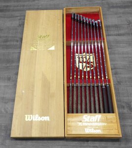 б/у товар * Wilson Wilson Staff Tour Blade 75 годовщина железный /nikfarudo..*#2~Sw 10шт.@*Dynamic Gold(S400)* несессер есть