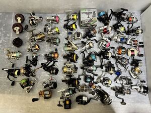 O513 釣具 リール 57点まとめ 15kg相当 DAIWA ダイワ IMPULT 2500H-LBD REVROS JOINUS SHIMANO シマノ FX Abu Garcia アブガルシア BMAX