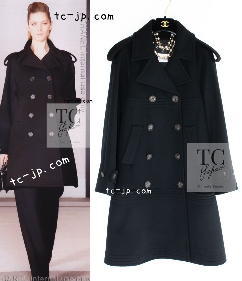 シャネル　美品　秋春コート　ロングジャケット 2025年最新】Yahoo!オークション -シャネル コートの中古品