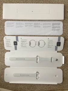 【未使用/箱付き】Apple Watch 純正 スポーツバンド ホワイト 44mm