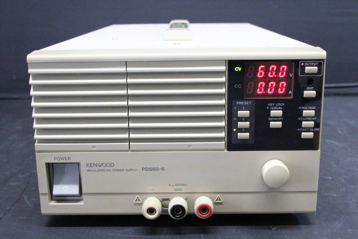 ケンウッド 直流安定化電源 PDS60-6 本体のみ ケンウッド 安定化電源 PS-60 | トランシーバー・業務用無線機