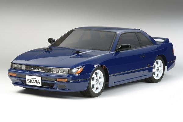10/1ドリラジ、ラジコン、メタリックラメ入りブルーSILVIA(S13) 10/1ドリラジ、ラジコン、メタリックラメ入りブルーSILVIA(S13