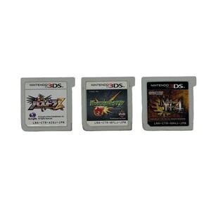 Nintendo ニンテンドー3DS セット 3点セット パズドラZ モンスターストライク モンスターハンター4 ゲームソフト【ジャンク品】52509K16