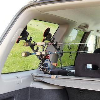 新品 ロッドホルダー★ピタッとマルチハンガー★ウェア干し等に　フックサポートと大