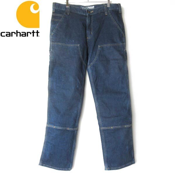 【希少】カーハート ダブルニーペインターデニムB07 DNM 42x30 古着 2025年最新】Yahoo!オークション -カーハート ダブルニー デニム