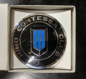 日野コンテッサクラブ カーバッジ グリルバッジ エンブレム 非売品 【HINO CHONTEESA CLUB】