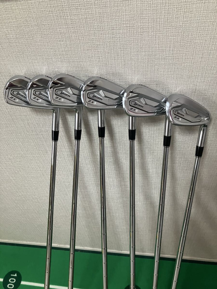工房調整済み　Srixon ZX5 P-6 アイアンセット 5本セット ZX（スリクソン） SRIXON ZXi5 アイアン5本セット(6I-PW) 右用