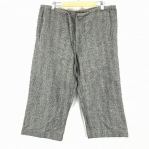 日本製★JOURNAL STANDARD LUXE★100%ウール/ハーフパンツ【メンズM/股下56cm/グレー】ジャーナルスタンダード ラックス◆BF981
