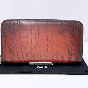 未使用保管 美品 Berluti ベルルッティ イタウバ スクリットレザー ロングジップウォレット 長財布 ITAUBA_NEO2-JOUR-V2