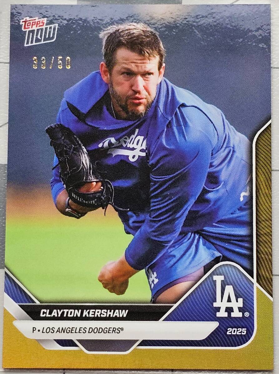 topps now クライトン•カーショー投手 Opening Day 5枚限定 Yahoo!オークション -「カーショウ ドジャース」の落札相場
