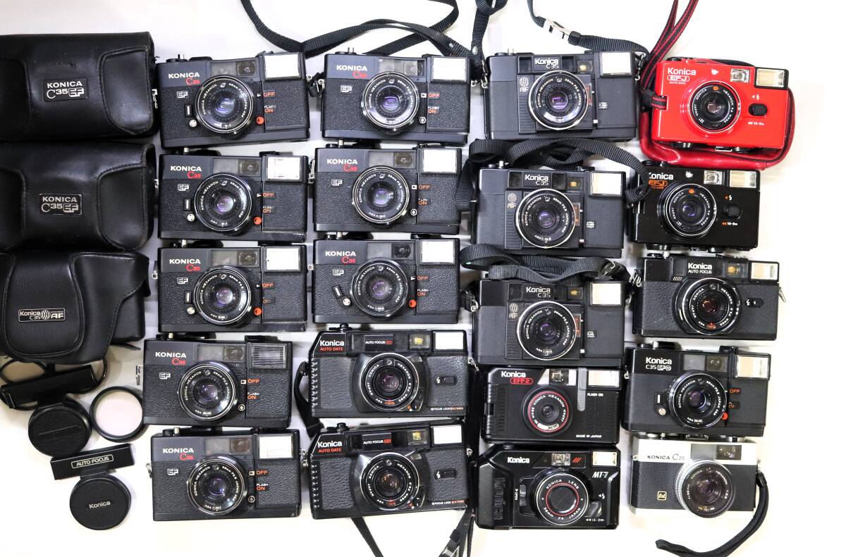 Konica C35 コンパクトカメラ 13台 まとめ/AF2D MFD EF Konica C35 コンパクトカメラ 13台 まとめ/AF2D MFD EF Konica