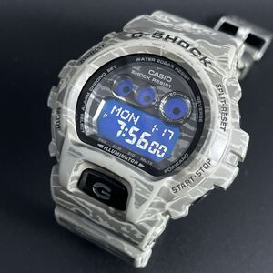 1円〜 CASIO カシオ G-SHOCK Gショック デジタル 腕時計 グレー 迷彩 カモフラージュ 電波ソーラー 稼働品 GD-X6900CM-8JR メンズ 人気