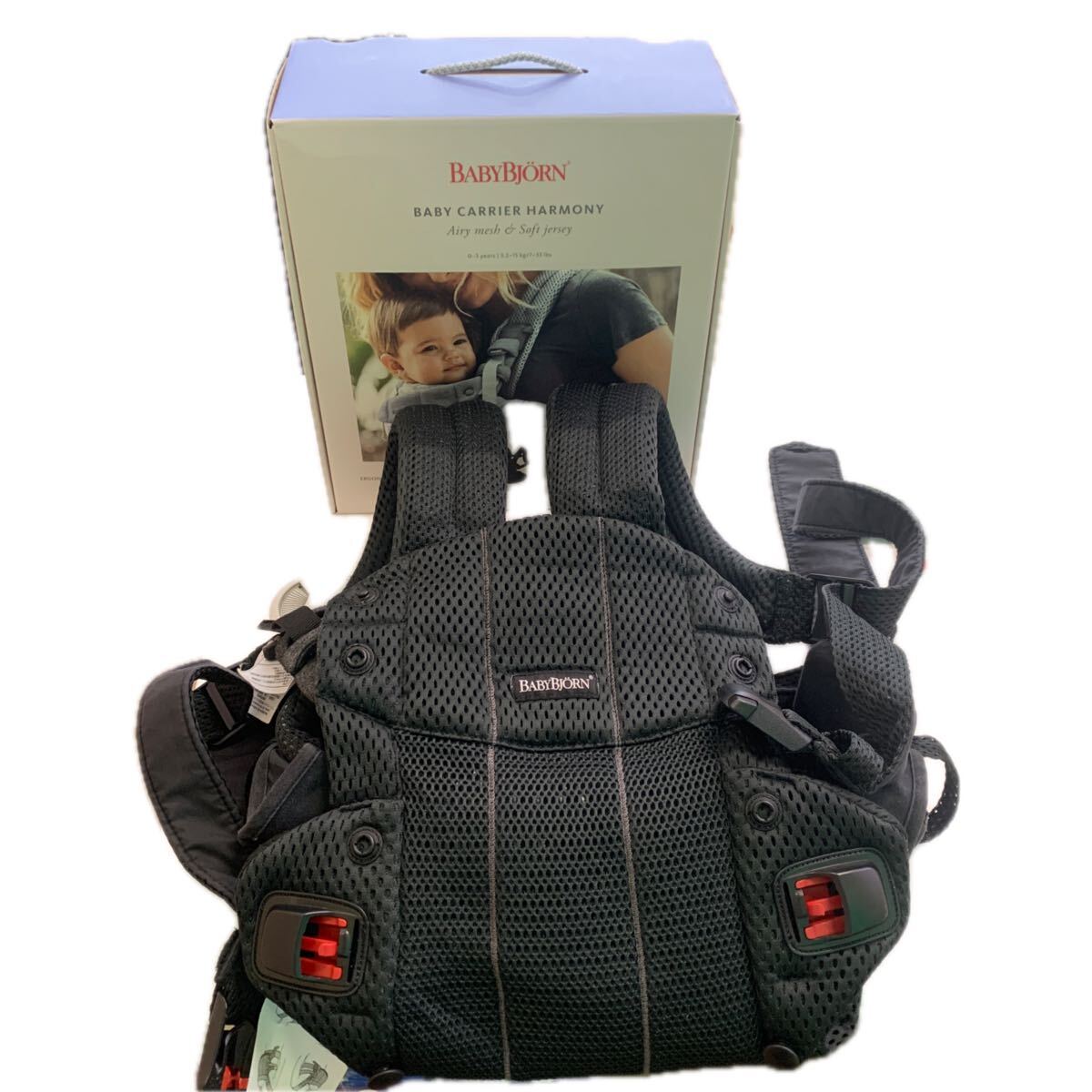 BABY BJORN ベビービョルン　ハーモニー　ブラック　中古 BABYBJORN 抱っこひも ベビービョルン ハーモニー ベビー