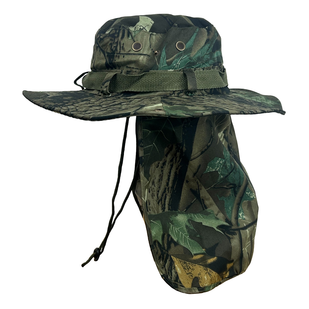 ブーニーハット ハードウッド カモ (C) 帽子 迷彩 カモフラージ ュ柄 アウ