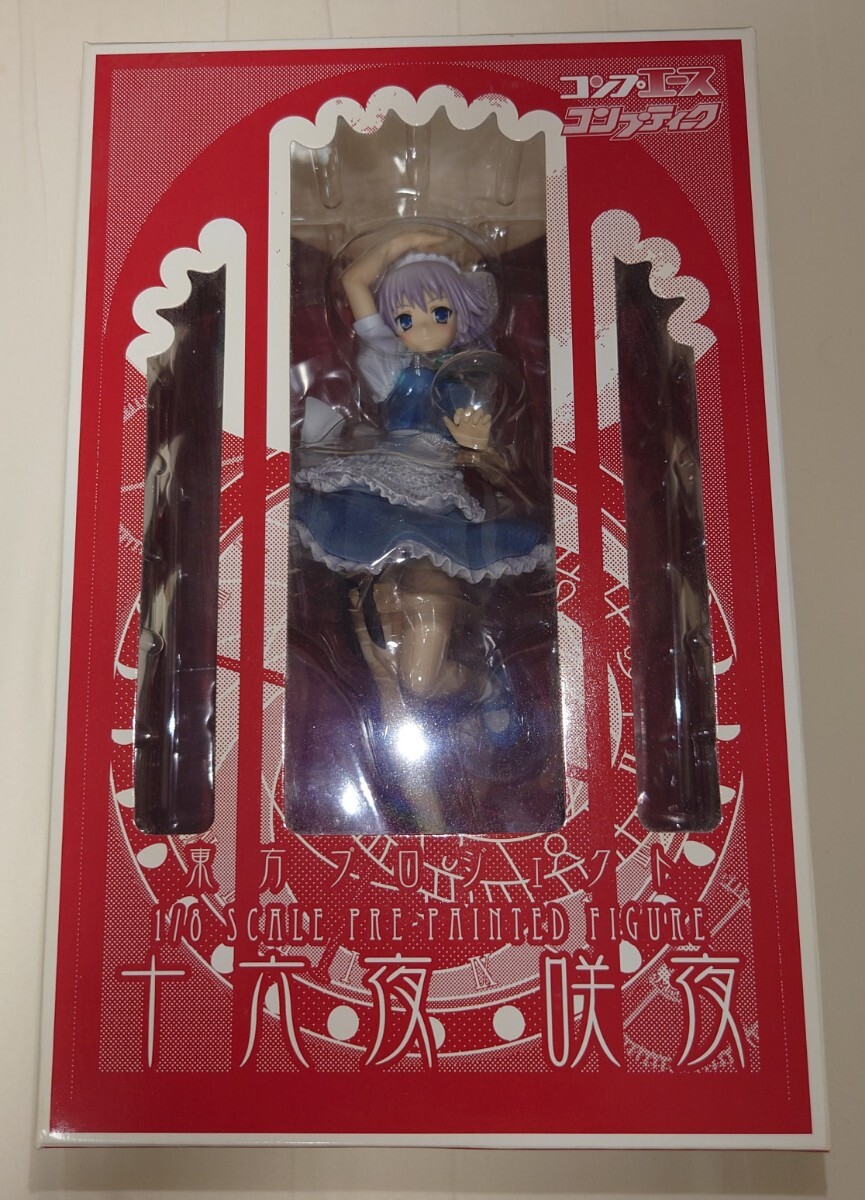 東方　未開封 十六夜咲夜 フィギュア　コンプエース　コンプティーク 東方 未開封 十六夜咲夜 フィギュア コンプエース コンプティーク