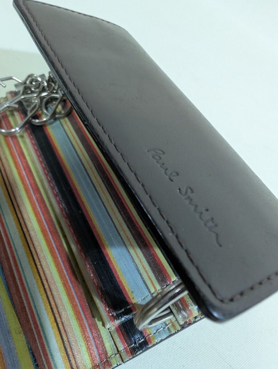 【未使用】ポールスミス　キー&ケース クロップドロゴ キーケース（553408P044） | Paul