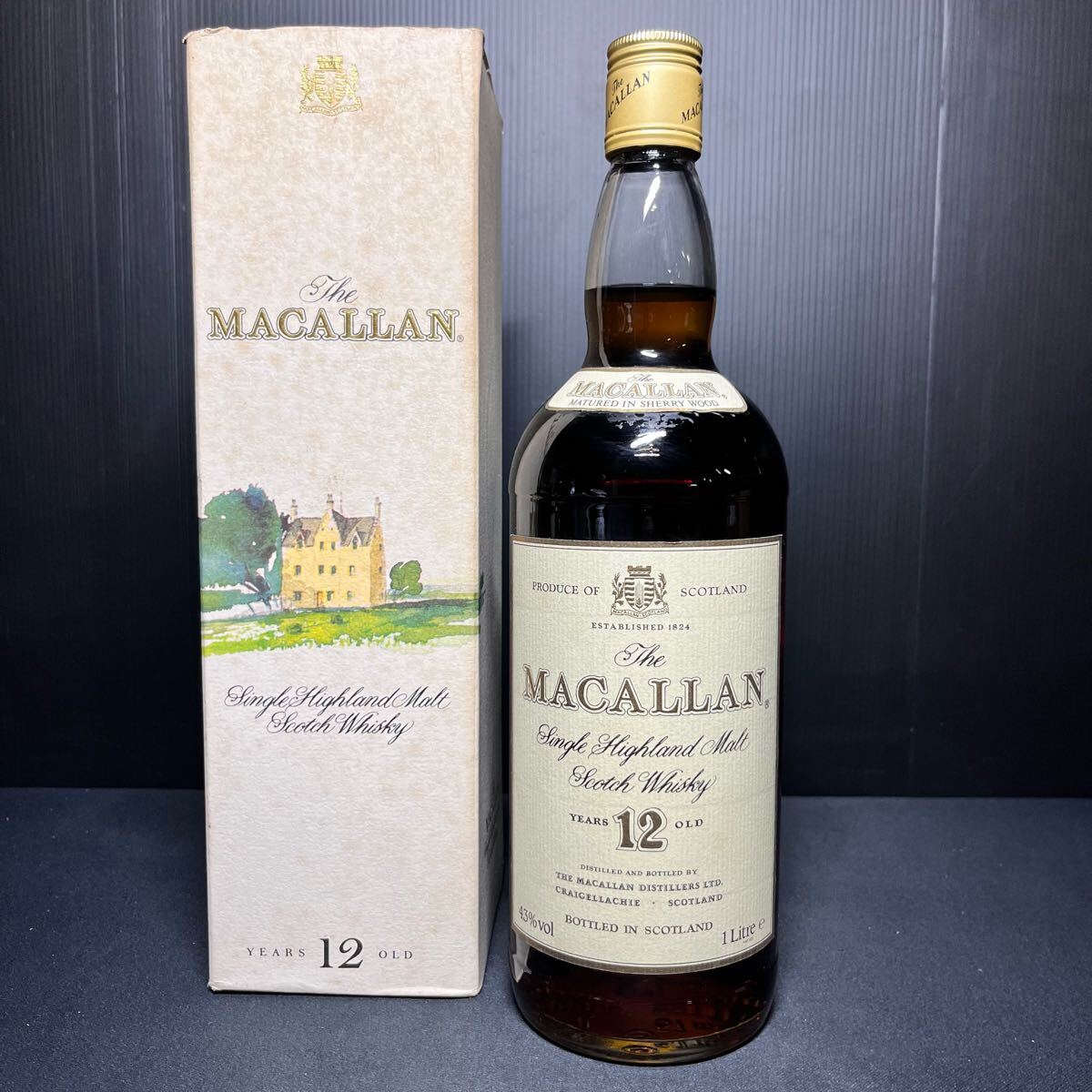 Macallan12年シングルモルトウイスキー 1000ml旧ボトル未開封箱付き Yahoo!オークション -「マッカラン 12年 旧ボトル」(ウイスキー